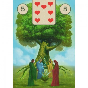 Pagan Lenormand Oracle Kortos Lo Scarabeo